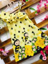 Vestido abelha amarelo babado infantil