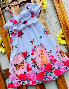 Vestido Coelho Borboleta Valentina infantil