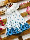 Vestido Borboletas azul modelo valentina infantil