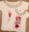 T shirt minnie rosa laços mãe e filha