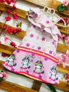 Vestido unicórnio estrelinhas babado infantil