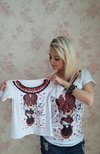 T shirt minnie corações mãe e filha