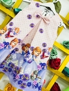 Vestido Princesa Sofia Pequena Barra modelo Manuella infantil