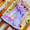 Vestido Ovelha e Lua modelo valentina infantil