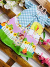 Vestido festa junina Balão laço infantil