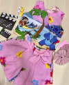 Conjunto Lilo Stich modelo Sofia infantil