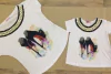 T shirt Salto preto mãe e filha