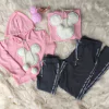 Conjunto Moletom Mickey mãe e filha