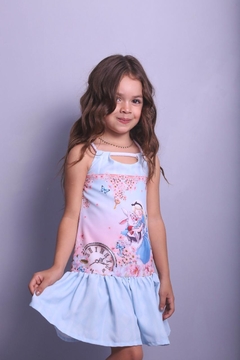 Vestido Alice no Pais das Maravilhas Paula inf