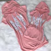 Vestido moletinho NY Rosa mãe e filha
