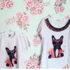 Camiseta cachorro cinema mãe e filho