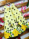Vestido Abelha amarelo laço