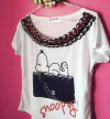 T shirt Snoopy bolsa mãe e filha