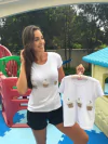 T shirt trio cupcake mãe e filha