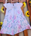 Vestido Borboletas claro modelo Manuella infantil