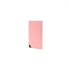 Tarjetero Card Slider KYMA rosa pink porta tarjetas RFID contact less 