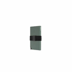 Tarjetero Card Slider KYMA verde green porta tarjetas RFID contact less Walla