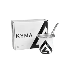 Mate Kyma térmico camionero blanco acero stanley original cuotas bombilla stanley1913 inal anmat bpa