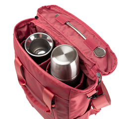 mochila matera bolso matero Kyma Atenea roja rosa Calidad Stanley un mate