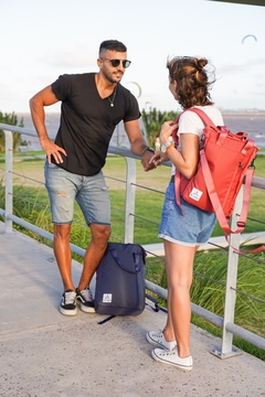 MOCHILA PORTANOTEBOOK MYKONOS AZUL - tienda online