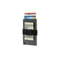 Tarjetero Card Slider KYMA grey gris porta tarjetas RFID contact less 