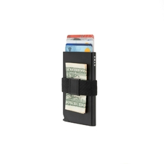 Tarjetero Card Slider KYMA negro black porta tarjetas RFID contact less Walla