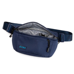 Riñonera Kyma Troya azul impermeable calidad hombre mujer