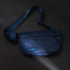 Riñonera Kyma Troya azul impermeable calidad hombre mujer