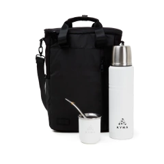 MATE ACERO c/ BOMBILLA - BLANCO - tienda online