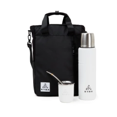 Termo Kyma acero inoxidable Blanco tapon cebador