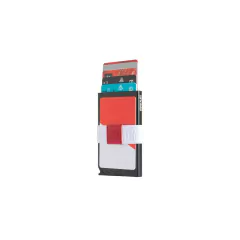 Tarjetero card slider CARP River Plate Kyma Oficial Cuotas tarjetas contact less 