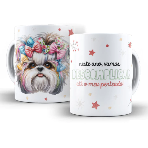 Caneca Natal Pet Descomplicado