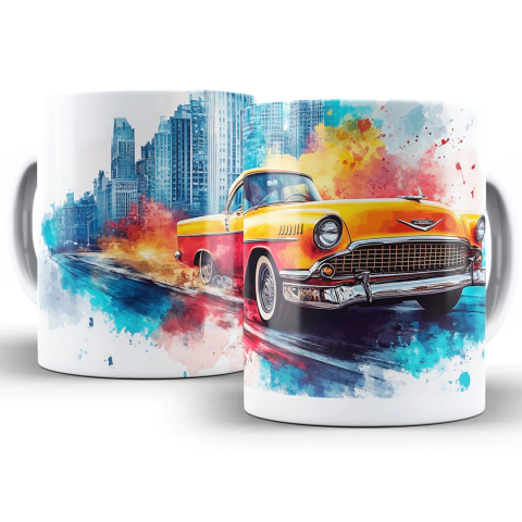 Caneca Yellow Car