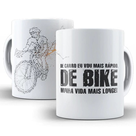 Caneca Bike Vida Longe