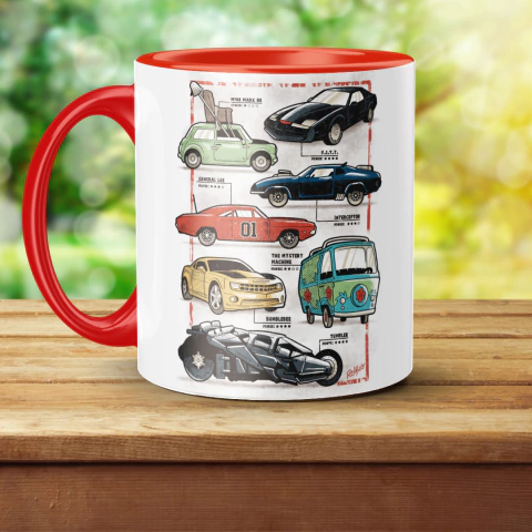 Caneca Carros de Cinema