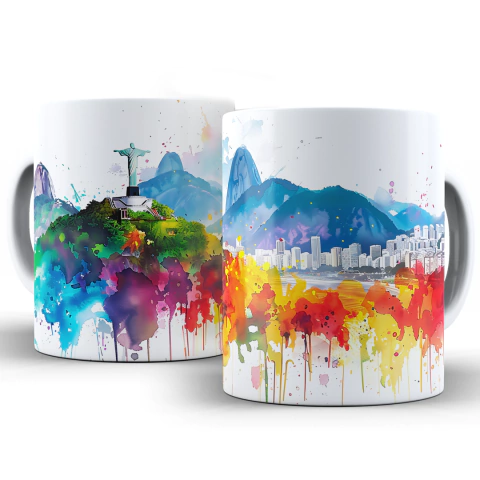 Caneca Rio Colorido