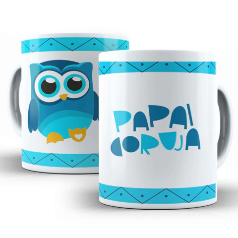 Caneca Papai Coruja