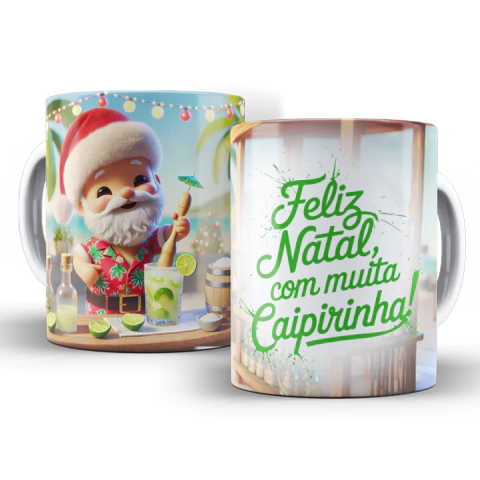 Caneca Noel e Caipirinha - comprar online