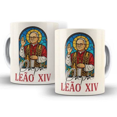 Caneca Leão XiV - comprar online