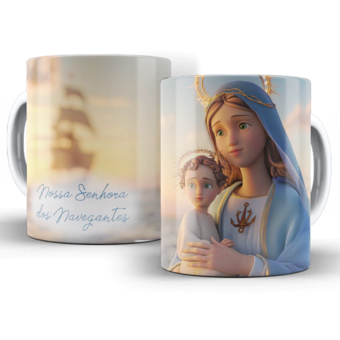 Caneca Nossa Senhora dos Navegantes - comprar online