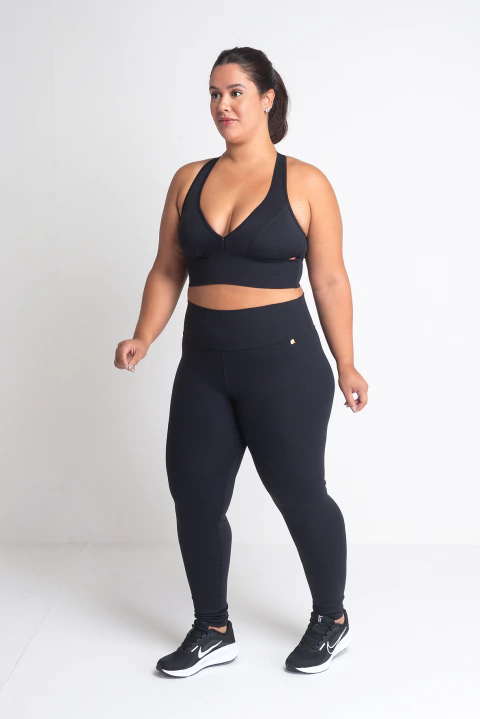 Calça Legging Básica Intensa Compressão UV Plus Size - loja online
