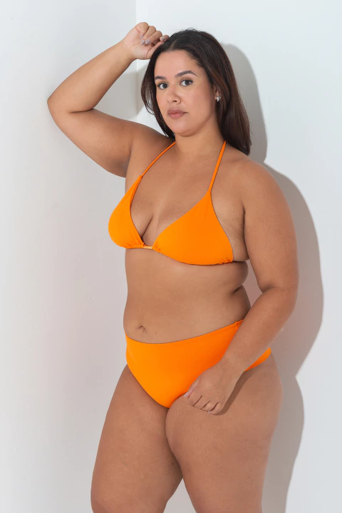 Top Cortininha Julia Arte Tropical Plus Size - comprar online
