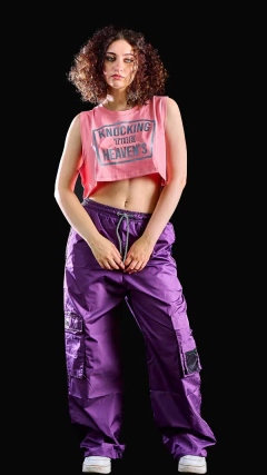 Pantalón MOM - DARK VIOLET - tienda online