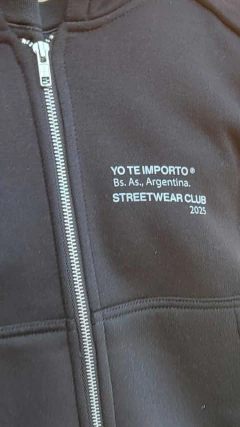 ZIP HOODIE BLACK - Yo te Importo 