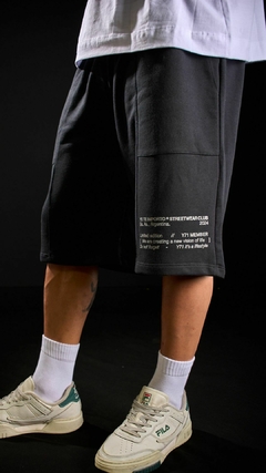 BERMUDA OVERSIZED BLACK - comprar online