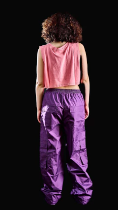 Pantalón MOM - DARK VIOLET - comprar online