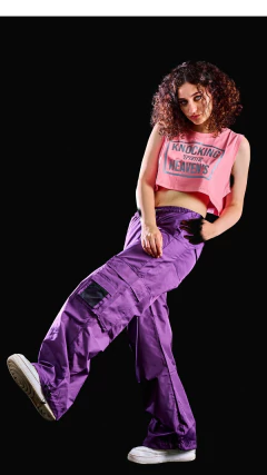 Pantalón MOM - DARK VIOLET - Yo te Importo 