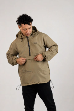 Imagem do Jaqueta Corta Vento Anorak Camaleão Urbano Ocre