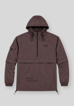 Jaqueta Corta Vento Anorak Camaleão Urbano Marrom