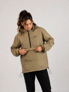 Jaqueta Corta Vento Anorak Camaleão Urbano Ocre na internet